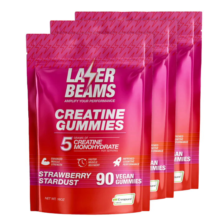 Strawberry Stardust Creatine Gummies